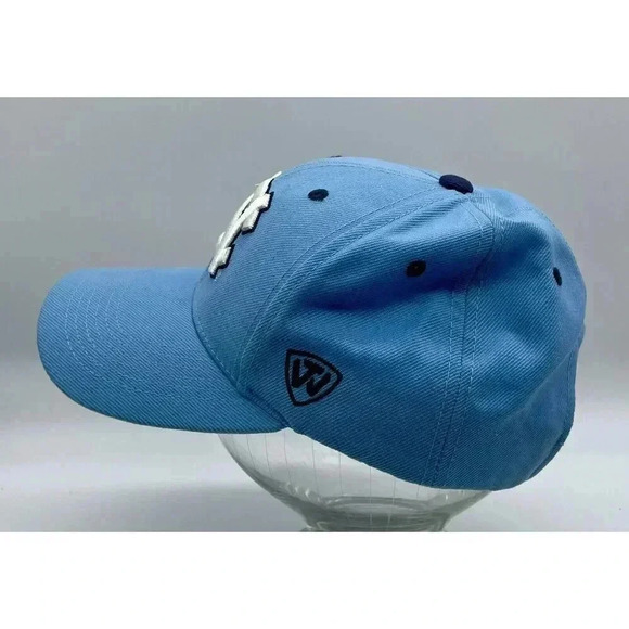 North Carolina Men’s NC Tar Heels Hat Cap Light Blue Adjustable Top Of The World - Picture 3 of 7
